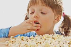 Popcorn for barn