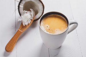 Cafè amb llet de coco