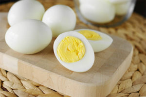 Uova sode per perdita di peso